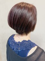 メグロ 相模大野(MEGURO)&nbsp;白髪ぼかし/ミニウルフ/チェリーブラウン/ホワイトグレージュ40