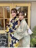 【くりあ指名限定】浴衣着付け＋ヘアセット