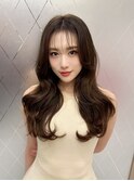 シースルーバング×中華美女ワンホンヘア