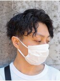 縦落ちツイスパ/ツイストスパイラルパーマ/岡崎メンズパーマ
