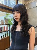 簡単スタイリング ウルフレイヤーパーマ