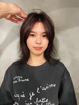 キーチェ 梅田中崎町(keych) レイヤーカット/ミディアムヘア[中崎町/梅田駅］