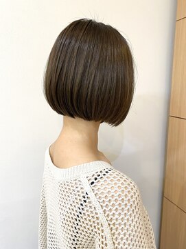 モリオ フロム ロンドン 成増店 【morio成増/一戸】大人可愛いナチュラルボブ前髪なし