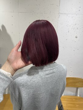 アジールヘア 北千住駅西口店(agir hair) ボルドーカラー 秋カラー チェリーレッド 北千住