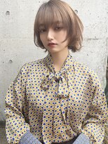 フリー(Free)&nbsp;大人似合わせハッシュカットチェリーレッドバーガンディ