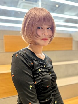 ニュアンスボブ/ミルクティーベージュ/ボブレイヤー