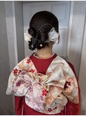 【立川cres小山】創作シニヨンヘア