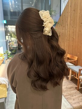 ジーナ 梅田(Zina) 艶感たっぷり ショコラブラウンカラー【Zina梅田】