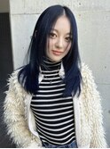 着物ヘア/大人ガーリー/ダークアッシュ/似合わせカット/栄