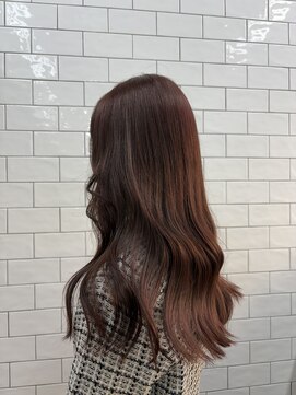 ループウエスト(LOOP WEST) ピンクブラウン0325