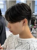 マッシュヘア/波巻きパーマ/men's/スパイラルパーマ/眉