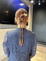 ガーデントウキョウ(GARDEN Tokyo)&nbsp;ヘアアレンジ/ヘアセット/カチモリアレンジ/編み下ろし/結婚式
