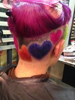 ゾーマ(ZOUMA) カラフルバリカンアート♪ トリックヘアー