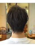 メンズ☆マットアッシュショートレイヤー
