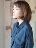 +animo南越谷+ココアブラウンのオン眉ショートh