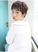 天神【BIRTH】マニッシュショート×眉上バング
