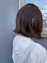 キュオンシア(CUEON. ciea)&nbsp;切りっぱなし×オレンジブラウン