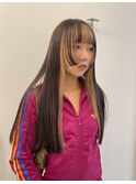 step cut +inner color