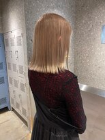 サンクプロジェクト(cinq PROJECT)&nbsp;ダブルカラーミルクティーベージュカラーケアブリーチ韓国ボブ