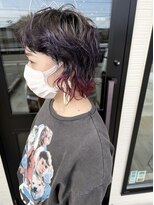 アーブル ヘアーアンドメイク(ARBRE) ブリーチグラデーションカラー裾カラーレイヤーカット