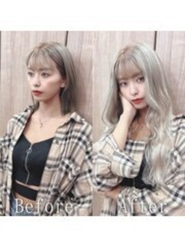 エクステ専門店あるじゃんすー 宇都宮店 ホワイトアッシュ#シールエクステ#大人かわいい#韓国#宇都宮