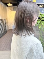 オアシス 表参道(OASIS) ブリーチなしグレージュカーキシルバーベージュミルクティー