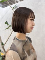 フォト 新宿(foto)&nbsp;黒髪小顔ワンレンネビージュボブルフ新宿20代【Anzu】▲