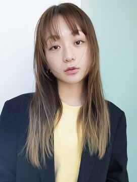 トリッカ シブヤ(TRICCA SHIBUYA) ロングレイヤー/ 顔まわりレイヤー/　前髪/ デザインカラー