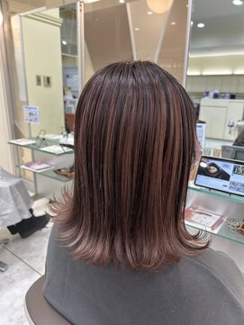 プールドゥマン 屯田(POUR DEMAIN) デザインカラ―/ハイライト/髪質改善/屯田/麻生