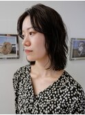 ニュアンスパーマ/ウルフパーマ/前髪なし