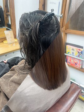 リッカ(RICCA) ホワイトグレージュ/デジタルパーマ/チェリーブラウン/恵比寿