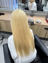 ペレ 渋谷(PELE)&nbsp;くびれヘア/アプリコットオレンジ/夏のヘアアレンジ/渋谷