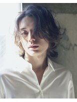 短い髪が苦手な方のソフトウルフ！パーマで動きを