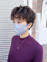 ユラギフロムユイマァル 水島店(YURAGI from YUIMARL)&nbsp;レイヤーパーマ30代40代50代コンパクトショートラフウェーブ