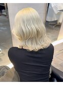 抜きっぱなしホワイトブロンド