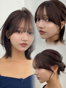 アマトウキョウ アユンチェ(AMA TOKYO×AYUNCHE) 韓国スタイル/ナチュラルくびれへア_くびれ巻き_レイヤーカット