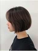 丸みシルエットのミニボブショート/髪質改善【大宮】