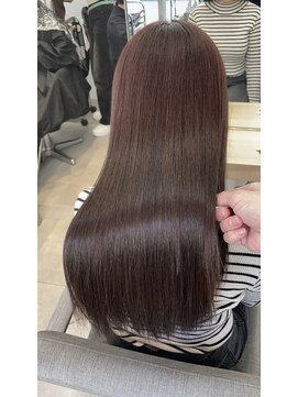 エラ(Ella) 髪質改善カラー × ココアブラウン