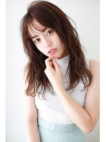 ラフィス ヘアー ラヴィ 寝屋川店(La fith hair lavie) 【La fith】 大人可愛いセミロングウェーブスタイル