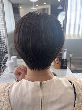アーサス ヘアー デザイン 新潟駅南店(Ursus hair Design) 襟足スッキリ絶壁解消ショートボブ