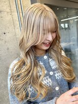 DATE梅田 ダブルカラー/ブリーチなしダブルカラー/ハイトーン【4月上旬OPEN(予定)】 ダブルカラー/ケアブリーチ/ミルクティーベージュ/レイヤー/梅田