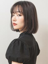 カバーヘア ブリス 北浦和(COVER HAIR bliss)&nbsp;内巻きボブ/ショートボブ/ココアブラウン/透明感カラーp北浦和