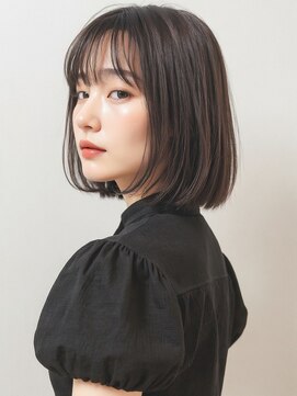 カバーヘア ブリス 北浦和(COVER HAIR bliss) 内巻きボブ/ショートボブ/ココアブラウン/透明感カラーp北浦和