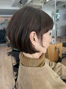 ネス ヘアメゾン アシヤ(ness HAIR MAISON ASHIYA) 大人丸みショートボブ【芦屋川/芦屋】