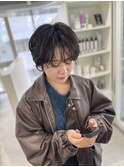 ニュアンスパーマ × マッシュショート