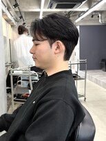オルカ(ORCA)&nbsp;ダウンパーマ　センターパート　毛流れパーマ　新宿　南川聖華