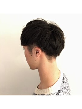 ボッサボッサ メンズ2ブロック