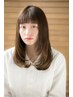 前髪から顔周りのストレート＋カット＋【髪質改善アルカリ除去】¥10560