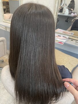 ジーナ 銀座(Zina) 髪質改善＊卵型＊マロンベージュ＊２０代３０代【Zina銀座】