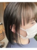切りっぱなしボブ